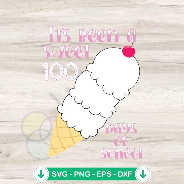 Its Been A Sweet 100 Days Of School SVG Files for Cricut - Fun and Festive Designs 2 100 Days of School SVG file for Cricut - Fun cutting file