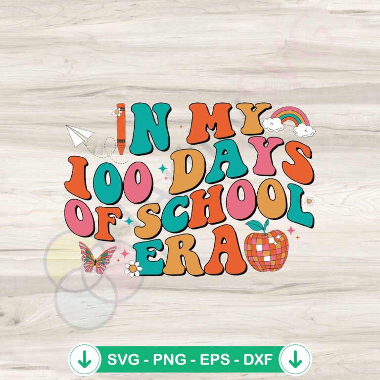 100 Days of School Celebration svg file for cricut svg cutting