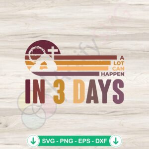 3-Day Easter SVG file bundle for Cricut cutting machine
