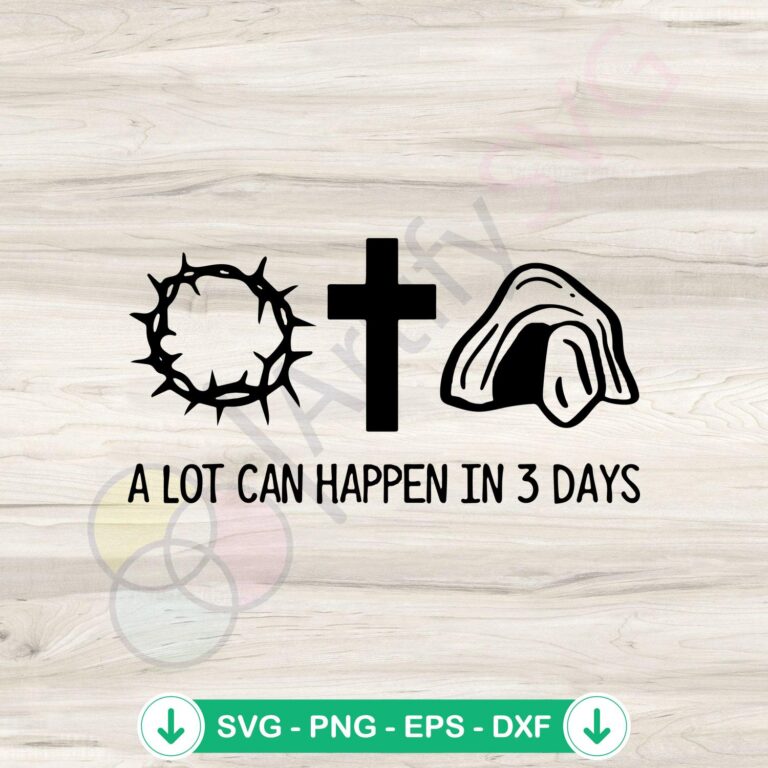 3-Day SVG cutting files bundle for Cricut, svg file, cutting file