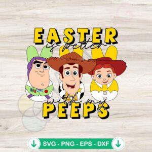 Easter Peeps SVG file for Cricut cutting machines