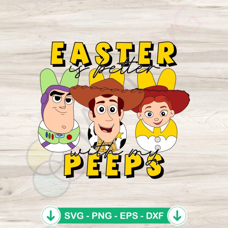 Easter Peeps SVG file for Cricut cutting machines