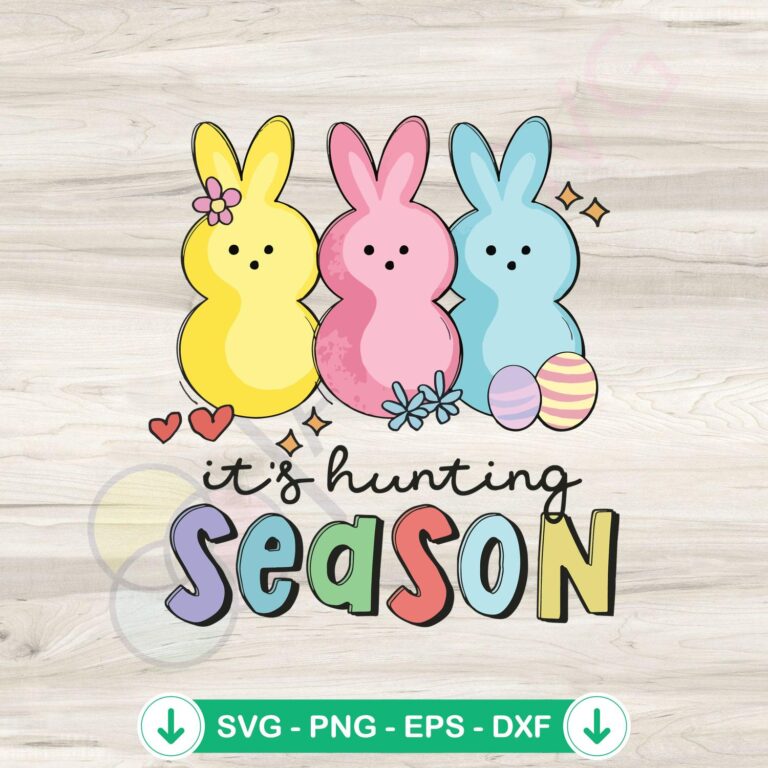 Cute Easter Bunny SVG file for Cricut cutting machine