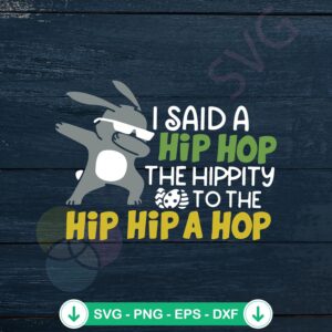 Funny Dab Bunny SVG file for Easter, cricut svg cutting file