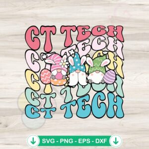 Easter Gnomes SVG file for Cricut cutting machine