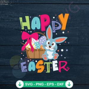 Easter Bunny SVG file for Cricut cutting machine
