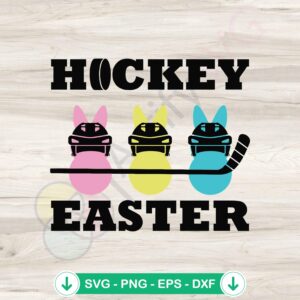 Hockey Easter Peeps SVG file for Cricut cutting machine