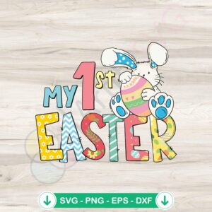 My First Easter Bunny svg file for cricut cutting file