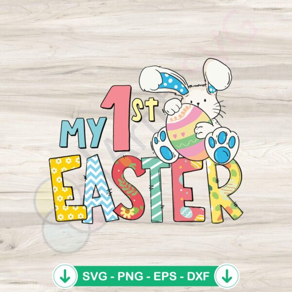 My First Easter Bunny svg file for cricut cutting file