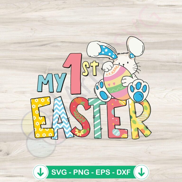 My First Easter Bunny svg file for cricut cutting file