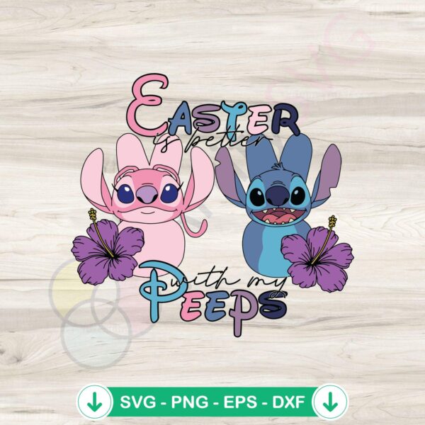 Easter Peeps SVG file for cutting machines - cute design