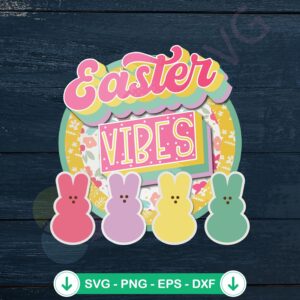 Easter Bunny Peeps SVG file for Cricut cutting machine