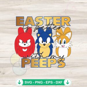 Easter Peeps SVG file for Cricut and DIY projects