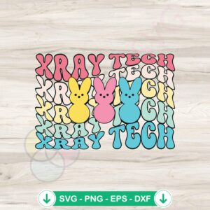Xray Tech Easter Peeps SVG file for Cricut cutting machine