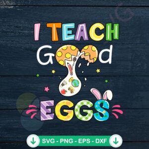 Funny Easter Teacher SVG file for cutting machines