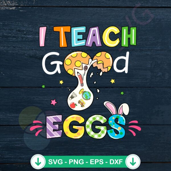Funny Easter Teacher SVG file for cutting machines