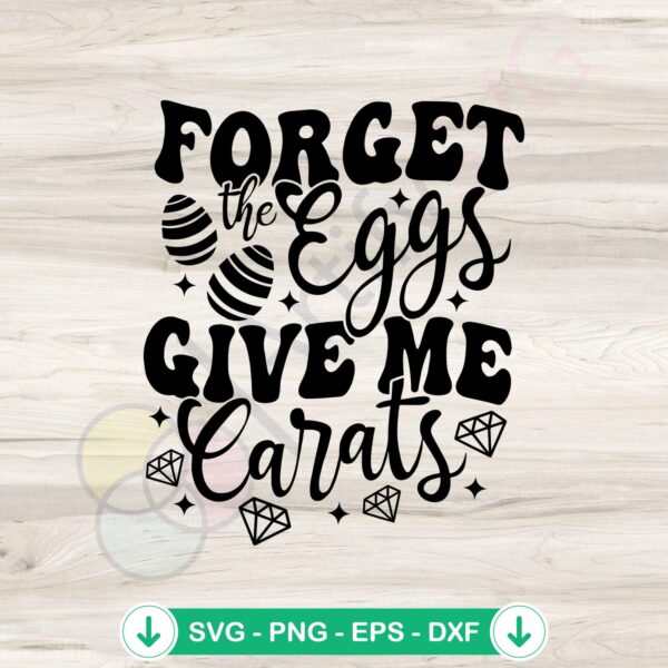 Carats Over Eggs SVG file for cricut svg cutting machine