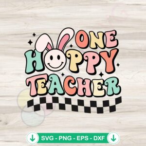 Smiley Face Bunny Ear SVG file for cutting machines