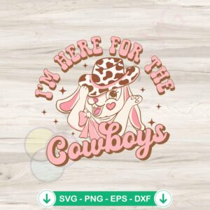 Howdy Cute Bunny Easter SVG file for cricut svg cutting