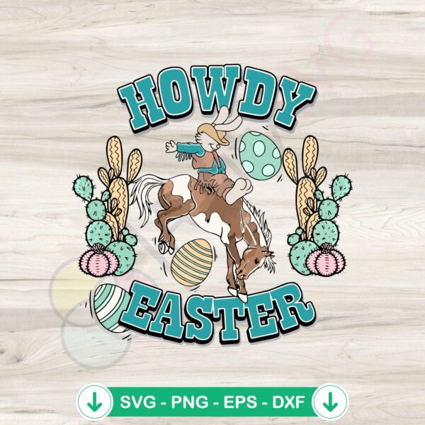 Howdy Easter Boy svg file for Cricut cutting machine