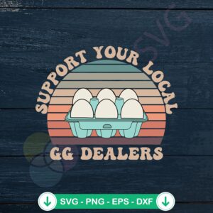 Funny Eater Egg Dealers SVG file for cricut cutting machine