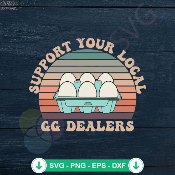 Funny Eater Egg Dealers SVG file for cricut cutting machine