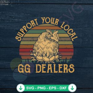 Vintage Easter GG Dealer SVG file for cutting machines