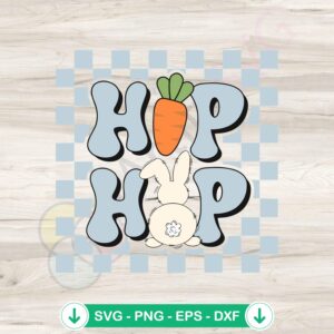 Cute Easter Hip Hop Bunny svg file for cricut cutting file