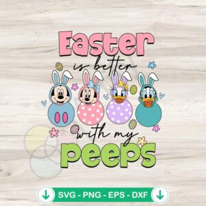 Easter Peeps SVG file for Cricut cutting machine