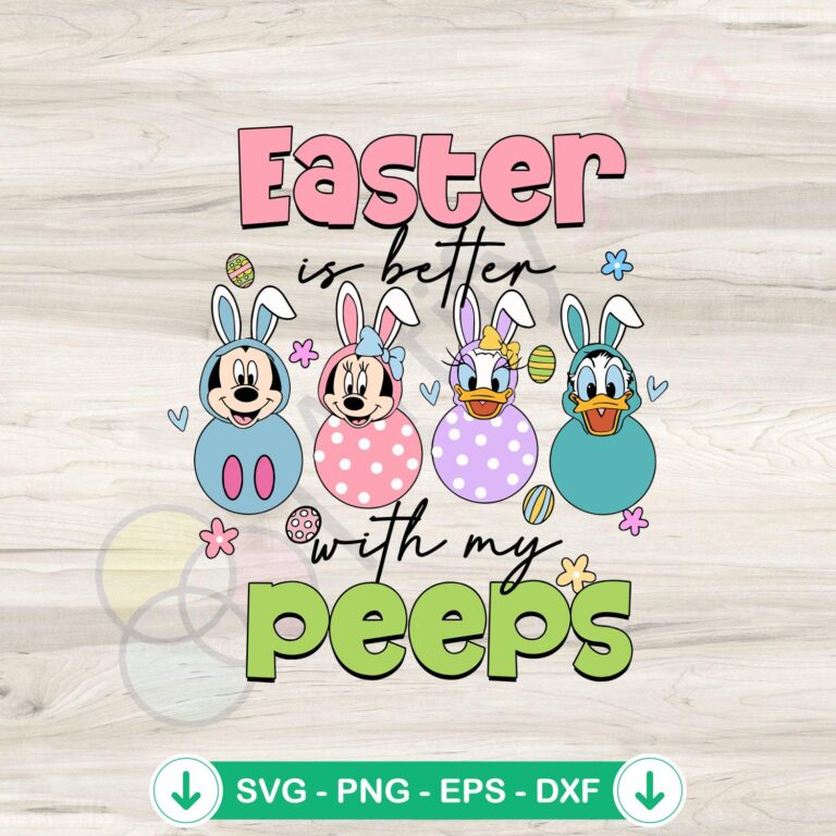Easter Peeps SVG file for Cricut cutting machine
