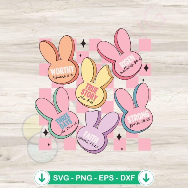 True Story Bunny Candy svg file for cricut cutting machine