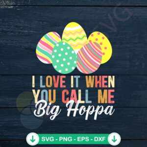 Hip Hop SVG file for Big Hoppa design - cutting file