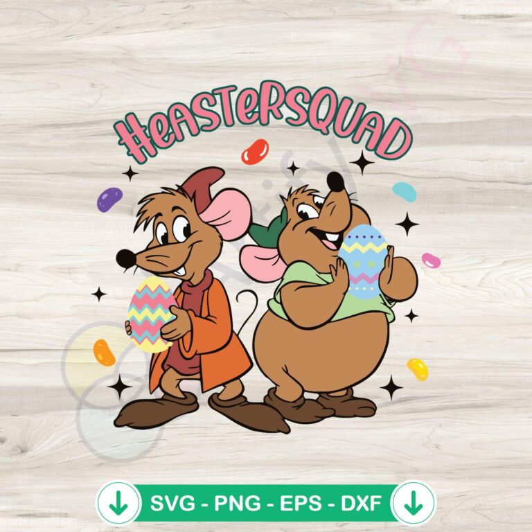 Disney Cinderella Jaq Gus Gus SVG file for cutting machine