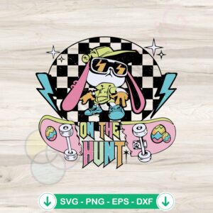 Funny Easter Bunny SVG file for crafts - cricut svg cut file