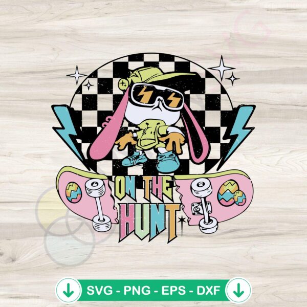 Funny Easter Bunny SVG file for crafts - cricut svg cut file
