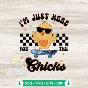 Happy Easter svg file for Cricut - Easter chicks cutting file
