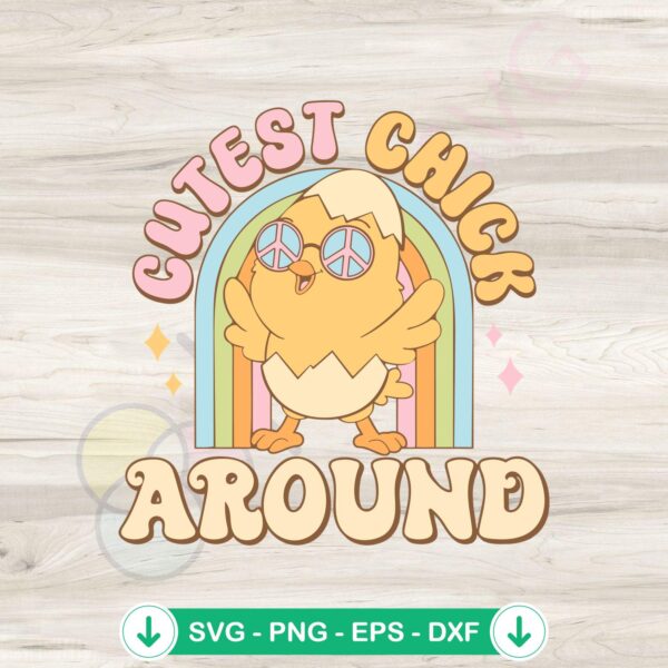 Cute Easter Chick SVG file for Cricut and DIY projects