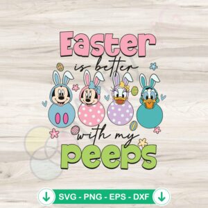 Disney Easter Peeps svg file for Cricut cutting machine