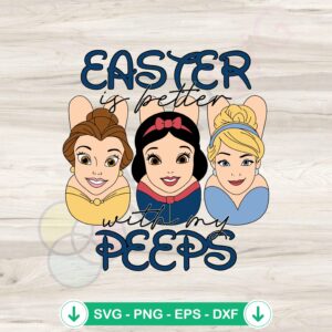 Funny Easter Peeps SVG file for cricut cutting machine