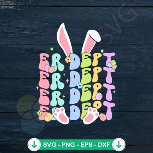ER Dept Easter Emergency Department svg file for cricut cutting