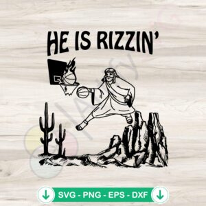 Funny Jesus Basketball SVG file for Cricut and cutting machine