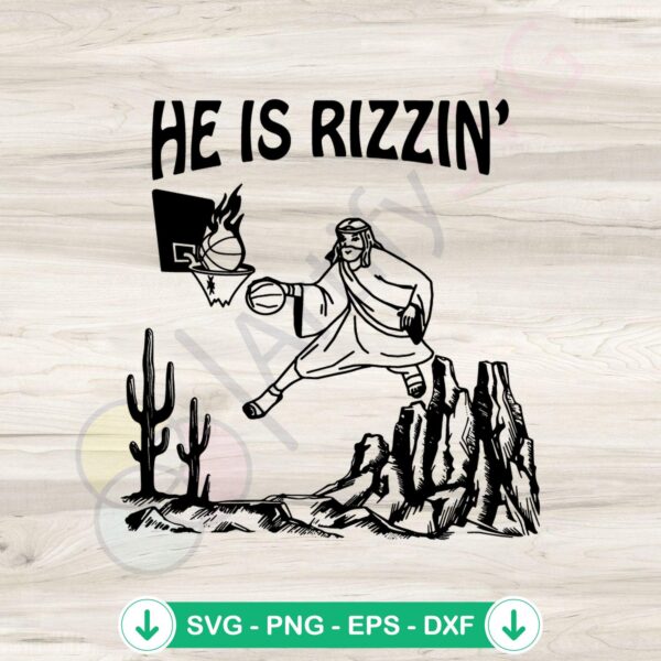 Funny Jesus Basketball SVG file for Cricut and cutting machine