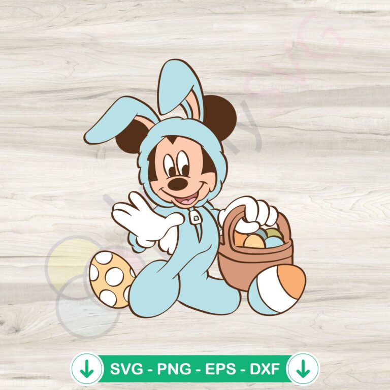 Disney Easter Eggs Mickey Mouse SVG Digital Download - Fun Easter SVG for Crafting 2 Disney Easter Eggs Mickey Mouse SVG file for cricut svg cutting