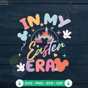 Disney Castle Easter Era SVG file for Cricut cutting machine