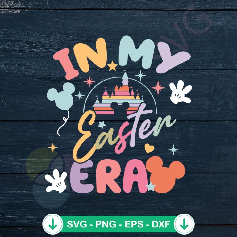 Disney Castle Easter Era SVG file for Cricut cutting machine