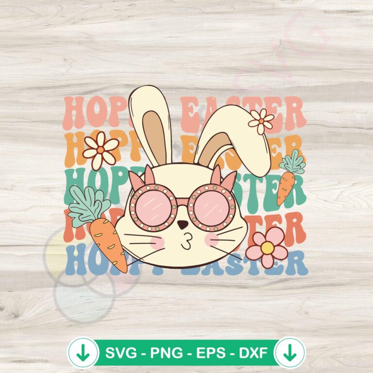 Hoppy Easter Peeps Jesus Bunny SVG Clipart: Religious Easter Bunny Graphics 2 Hoppy Easter Peeps Jesus Bunny SVG file for cricut and cutting machine