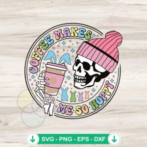 Hoppy Skeleton Easter Bunny svg file for Cricut cutting file