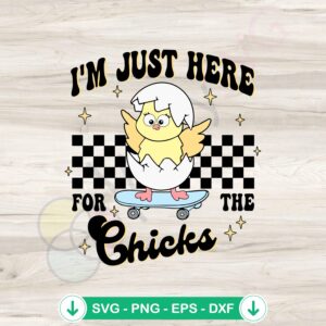 Easter Egg & Chick SVG file for Cricut cutting machine