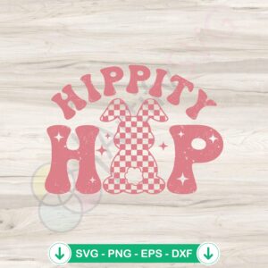 Happy Easter Bunny SVG file for Cricut cutting machine