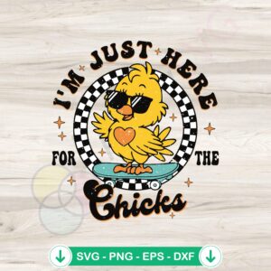 Happy Easter Chicks SVG file for Cricut, cut file for holiday crafts